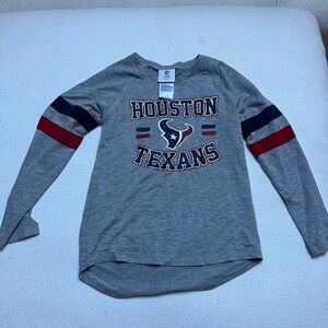 NFL Houston Texans  Girl Gray Team Apparel Shirt